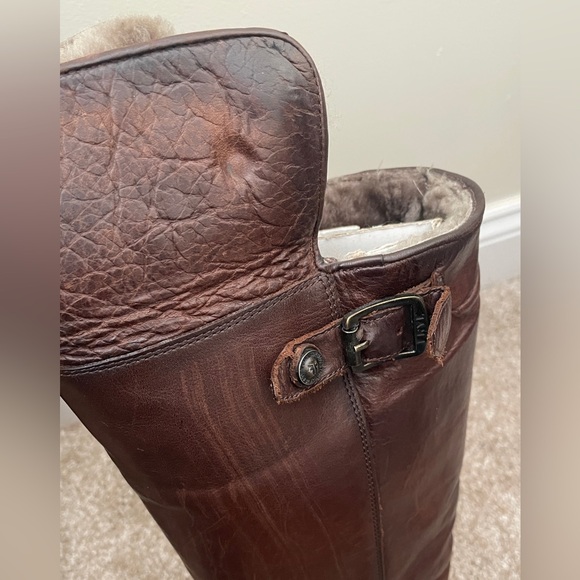 Frye Mara Tall Shearling Boots - Picture 12 of 12